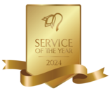 「サービス・オブ・ザ・イヤー2024」ロゴ