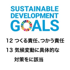 SDGs 12・13に該当