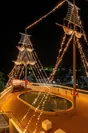 帆船プール「ルアナ」ライトアップ(2)