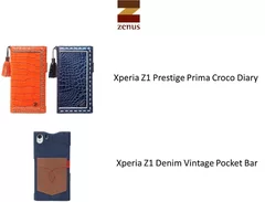 Prima Croco Diary＆Denim Vintage Pocket Bar