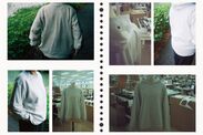 Banshu shuttle stripe shirt jacket & Banshu cotton linen relax pants