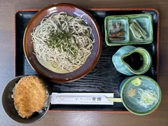 ざるそばと小わらじかつ丼のセット　イメージ