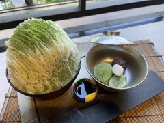 宇治抹茶のかき氷