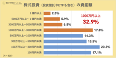 株式投資の資産額