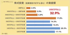 株式投資の資産額