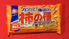 亀田製菓様　１８０g亀田の柿の種6袋詰