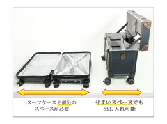 狭い場所でも出し入れ容易