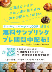 プレオープン期間、毎日先着200名「なまミルクリームチーズ」 無料サンプリング