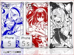 『東方Project』iPhone 5sケースしろきつね氏デザイン3種類