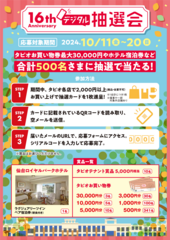 16thAnniversaryデジタル抽選会