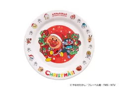 クリスマスプレート　価格：1,980円　店舗：アンパンマンテラス神戸