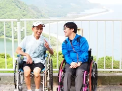 闘病仲間でもあり旅仲間(甑島)