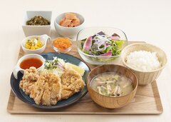 やまやの鶏唐揚げ明太風味定食(イメージ)