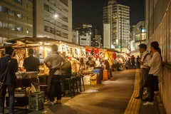 屋台街の様子