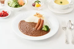 朝食用に特別ブレンドした「朝カレー」