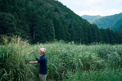 刈った茅の量で賞品が変わる！タイムチャレンジWORK(2024年11月30日、12月1日)(1)