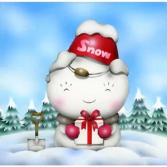 Present Snowman