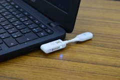 ChromebookとUSB-C送信機(C1)