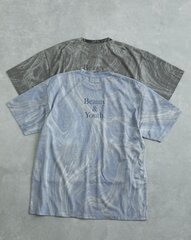 マーブルTシャツ(半袖)　バックプリント