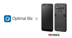 「Optimal Biz」、キーエンスの業業務用フルスクリーンハンディターミナル「DX-A800」に対応