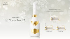 ANGEL CHAMPAGNE NV Brut Rose White Holiday Edition