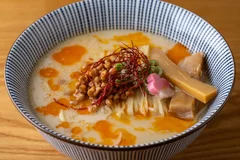 鯛塩そば 灯花「ピリ辛!オーツ鯛らぁ麺」