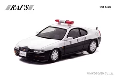 1/64 ホンダ プレリュード (BB4) 警視庁交通機動隊車両：左前