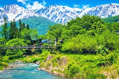 グリーンシーズンの美しい白馬の田園風景(雪の荘より車で5分)