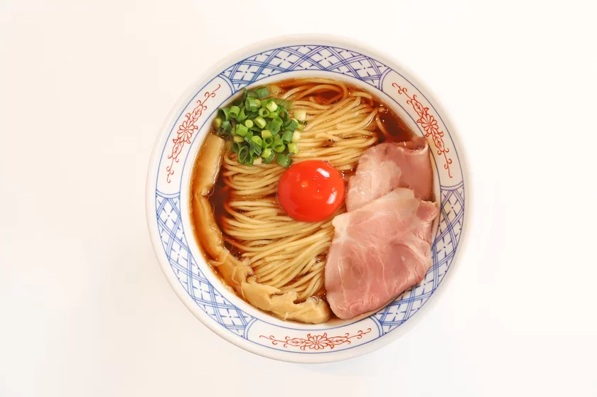 地鶏醤油soba