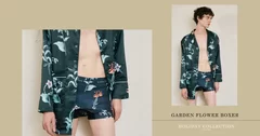 GARDEN FLOWER BOXER