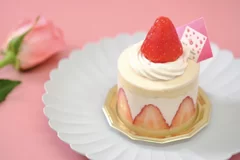 米粉のいちごショートケーキ　グルテンフリー