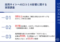 採用サイトへの口コミの影響に関する実態調査