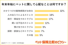 年末年始にペットに関して心配なことは何ですか？