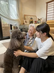 高齢者が犬と暮らすことによって