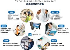 「ハンディターミナル・スマートデバイス」×「Optimal Biz」で現場の働き方改革