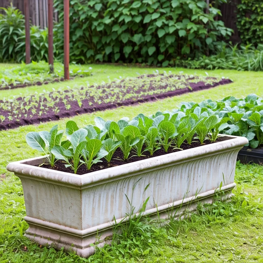 使用例(プランターで野菜を栽培)