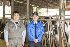 静岡県東部、箱根の南にある酪農の里・丹那の地で作られた「丹那牛乳」