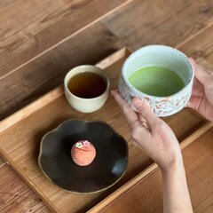 和菓子と抹茶2