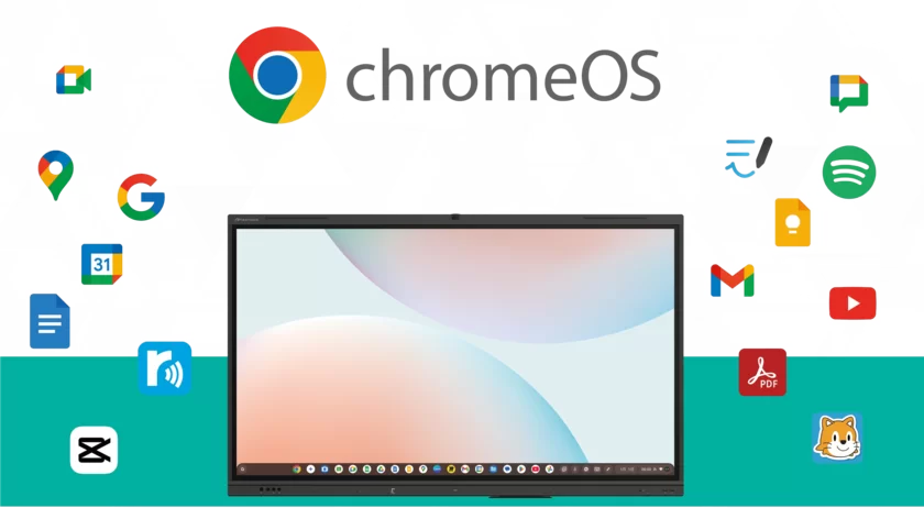 ChromeOS 搭載型 電子黒板MIRAI TOUCH