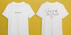 復旧祈念Tシャツ Save the Bees(2)