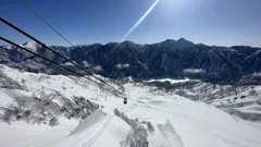 白銀の後立山連峰エリアの絶景(2024年3月大観峰から撮影)