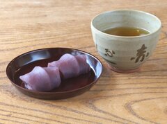 赤福餅「盆」(2個入)　ほうじ茶付き