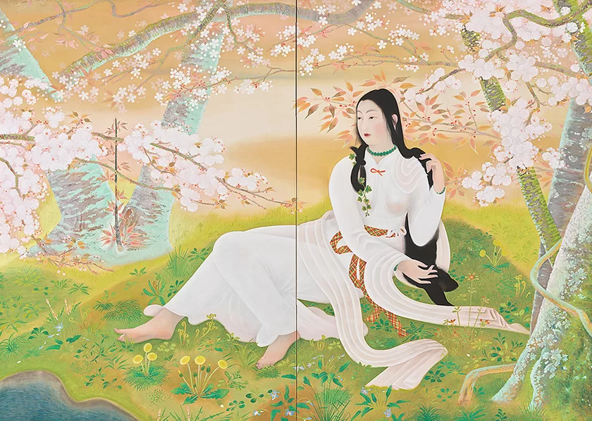 堂本印象《木華開耶媛》1929年 京都府立堂本印象美術館蔵