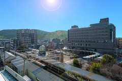 山科駅と京都山科 ホテル山楽