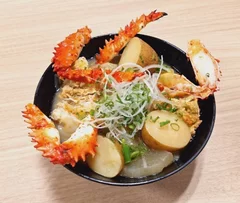 北海道野菜たっぷり花咲ガニ汁