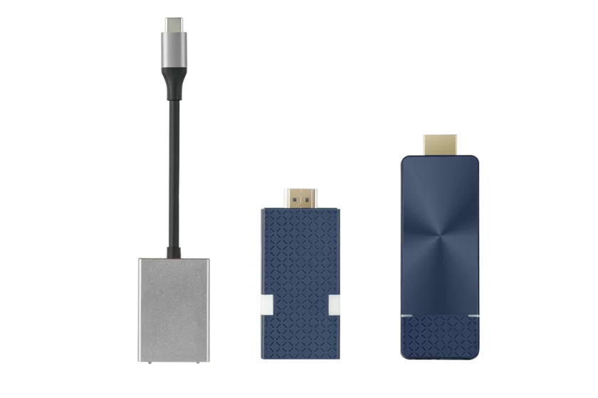 USB-C変換コネクタ、送信機、受信機