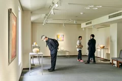 古美術と現代の作品をマッチして展示する様子はこの地域の特性を表している