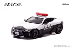 1/64 レクサス LC500 栃木県警察交通機動隊車両：左前