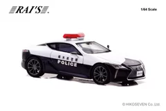 1/64 レクサス LC500 栃木県警察交通機動隊車両：右前