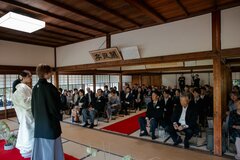 渉成園(枳殻邸)での挙式風景